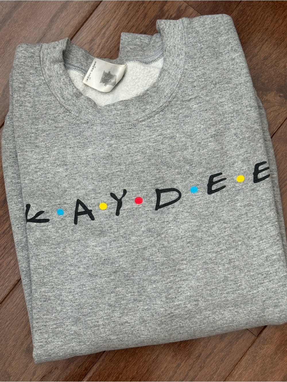 Kappa Delta Grey Logo Crewneck Sweater